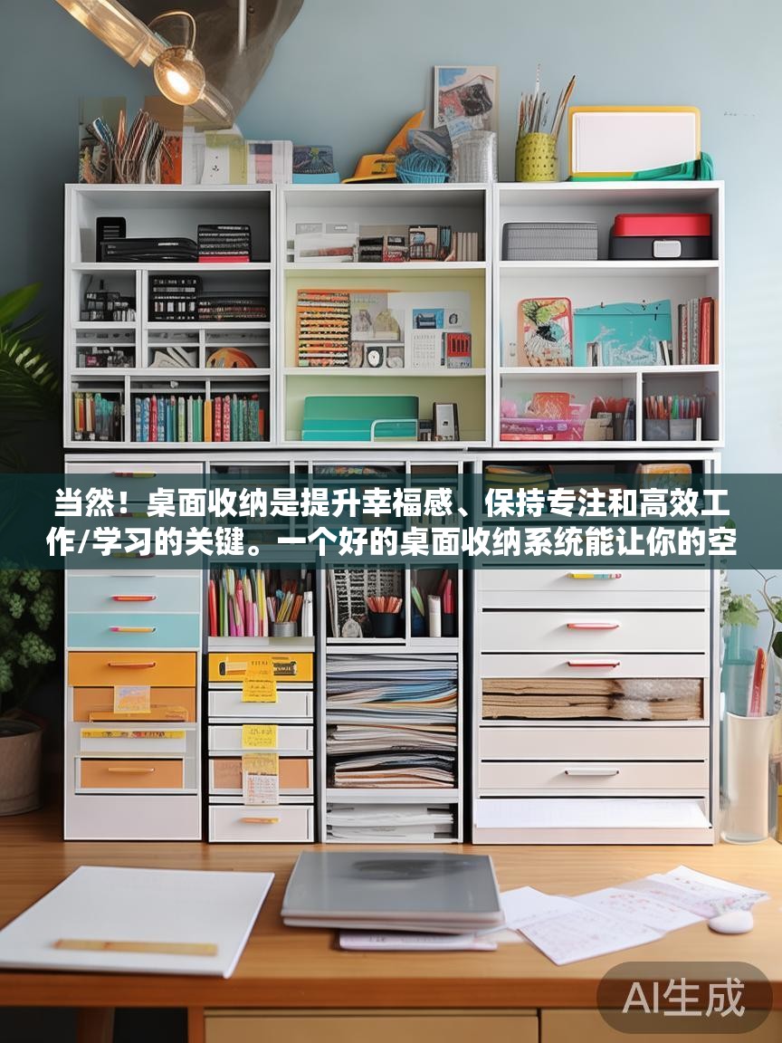 当然!桌面收纳是提升幸福感、保持专注和高效工作/学习的关键。一个好的桌面收纳系统能让你的空间变得井井有条,心情也会变好 当然!桌面收纳是提升幸福感、保持专注和高效工作/学习的关键。一个好的桌面收纳系统能让你的空间变得井井有条,心情也会变好