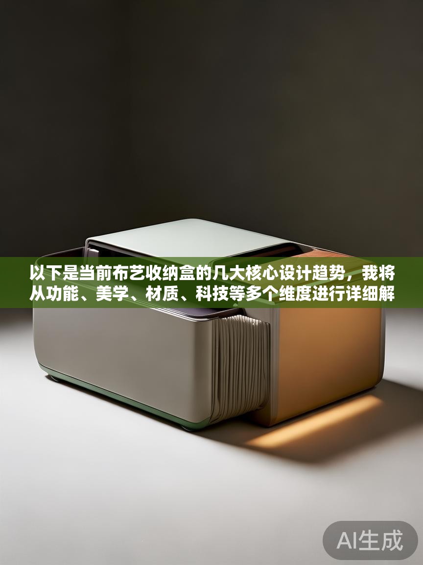 以下是当前布艺收纳盒的几大核心设计趋势，我将从功能、美学、材质、科技等多个维度进行详细解读