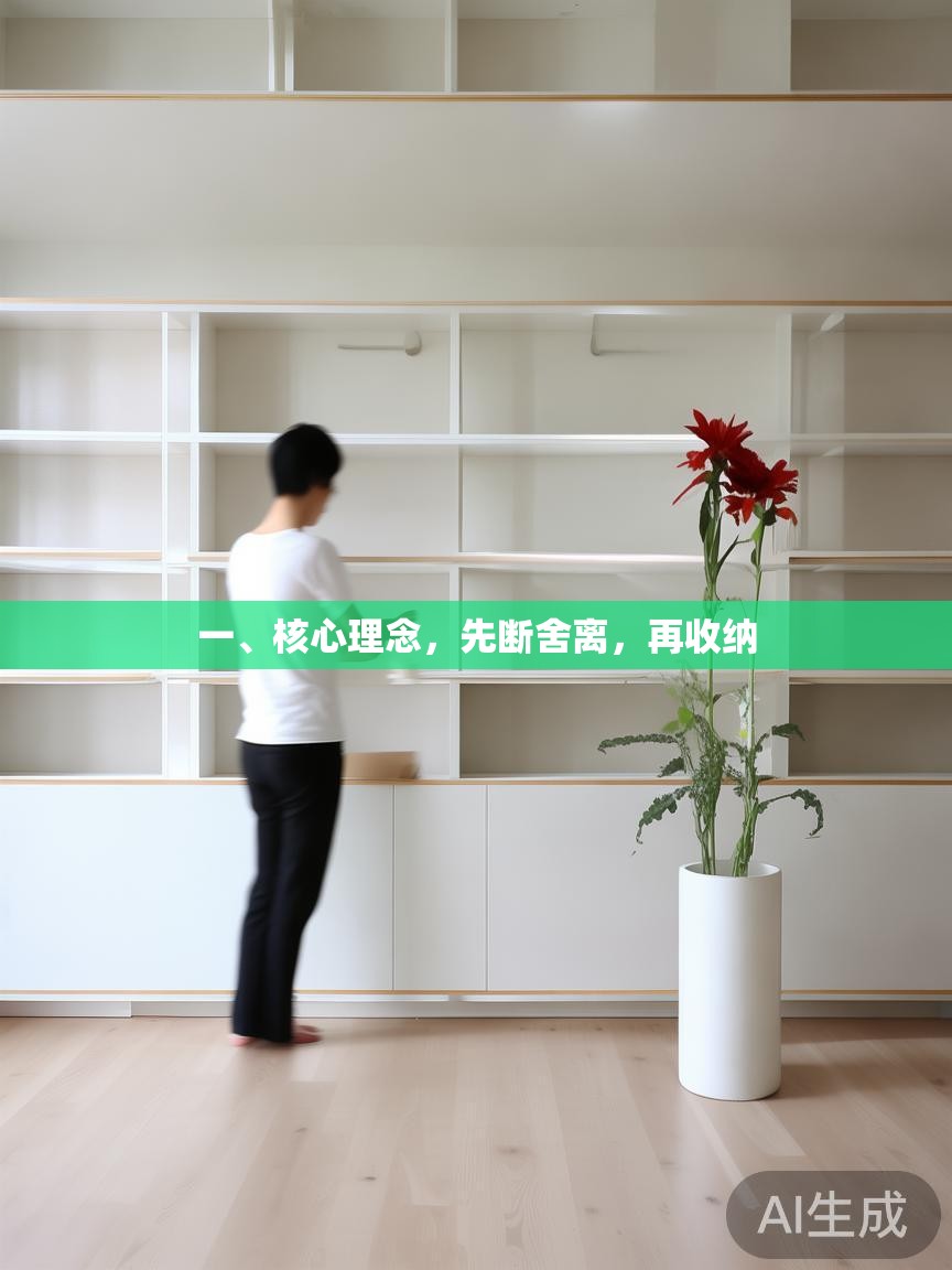 一、核心理念，先断舍离，再收纳