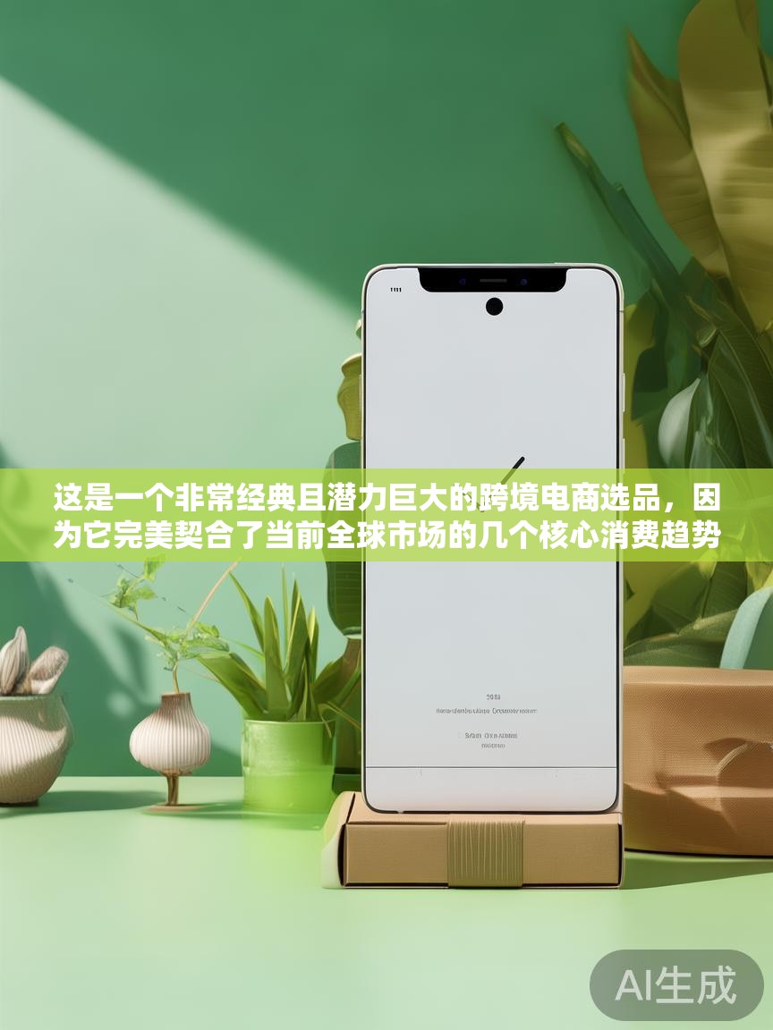 这是一个非常经典且潜力巨大的跨境电商选品，因为它完美契合了当前全球市场的几个核心消费趋势