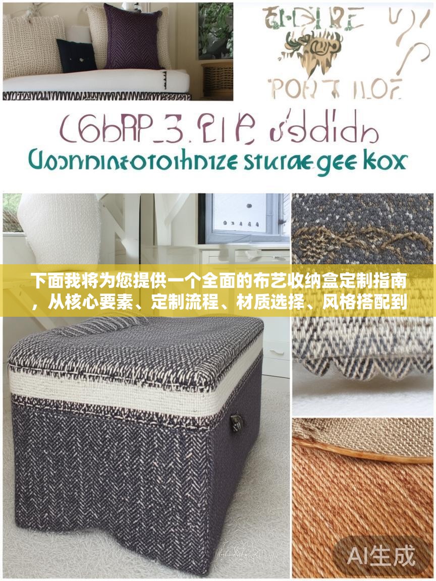 下面我将为您提供一个全面的布艺收纳盒定制指南，从核心要素、定制流程、材质选择、风格搭配到注意事项，助您轻松完成定制