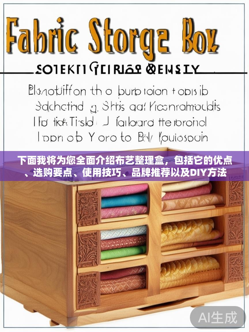 下面我将为您全面介绍布艺整理盒，包括它的优点、选购要点、使用技巧、品牌推荐以及DIY方法