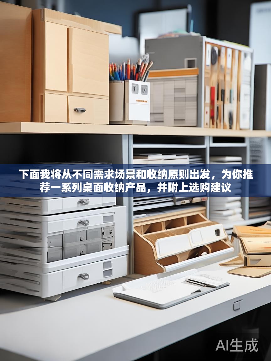 下面我将从不同需求场景和收纳原则出发，为你推荐一系列桌面收纳产品，并附上选购建议