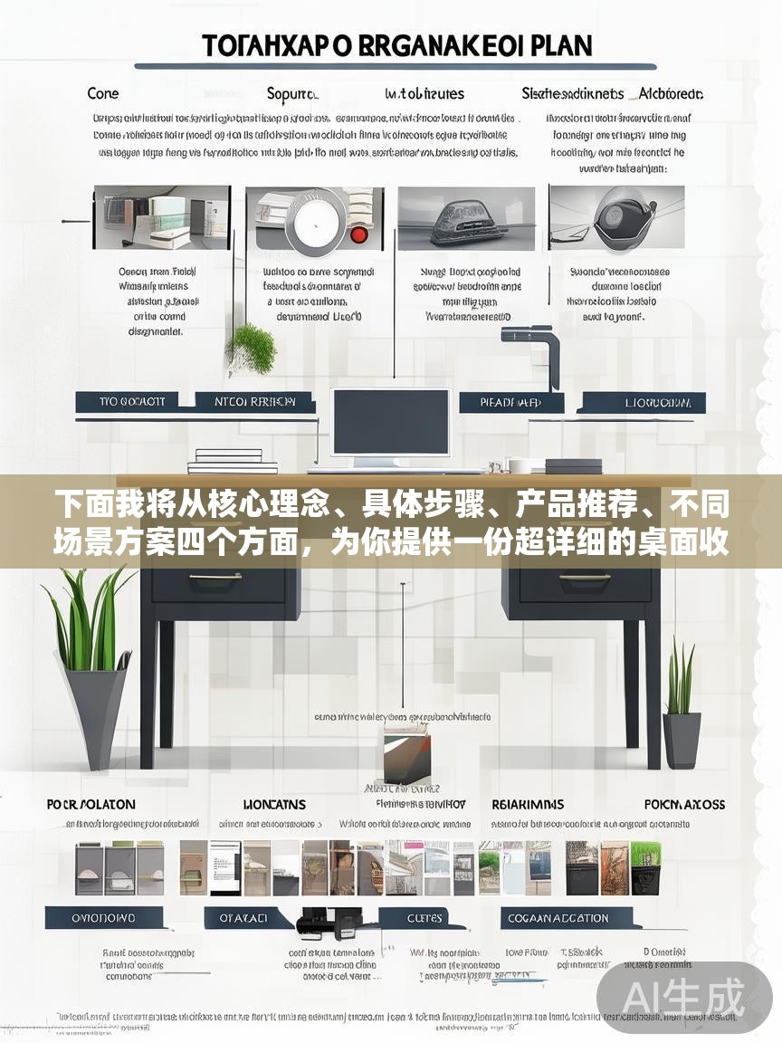 下面我将从核心理念、具体步骤、产品推荐、不同场景方案四个方面,为你提供一份超详细的桌面收纳方案 下面我将从核心理念、具体步骤、产品推荐、不同场景方案四个方面,为你提供一份超详细的桌面收纳方案