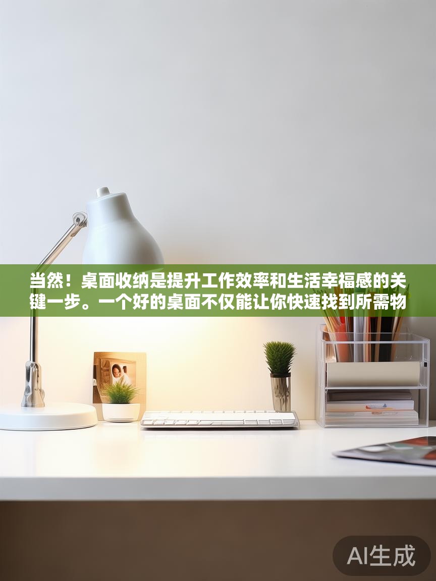 当然！桌面收纳是提升工作效率和生活幸福感的关键一步。一个好的桌面不仅能让你快速找到所需物品，还能创造一个清爽、专注的工作或学习环境