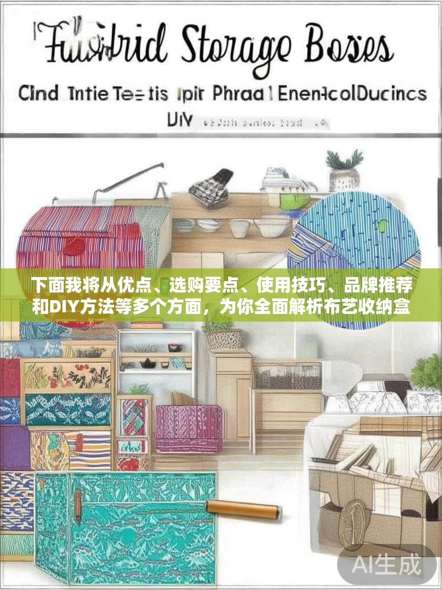 下面我将从优点、选购要点、使用技巧、品牌推荐和DIY方法等多个方面,为你全面解析布艺收纳盒 下面我将从优点、选购要点、使用技巧、品牌推荐和DIY方法等多个方面,为你全面解析布艺收纳盒